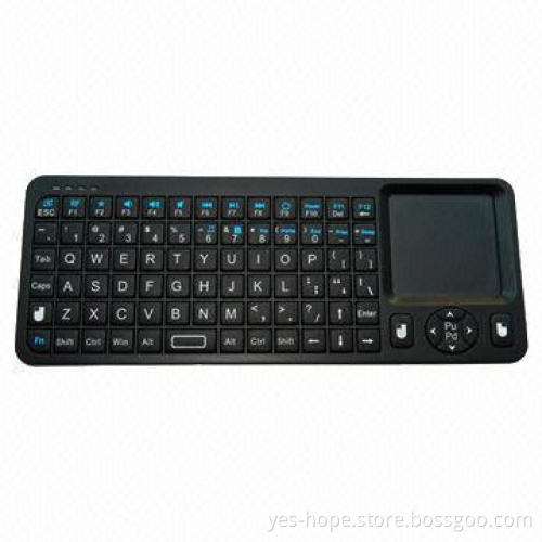 Multimedia Bluetooth Keyboard and Mouse Combo with 2.4GHz Wireless Transmission, Portable to Carry